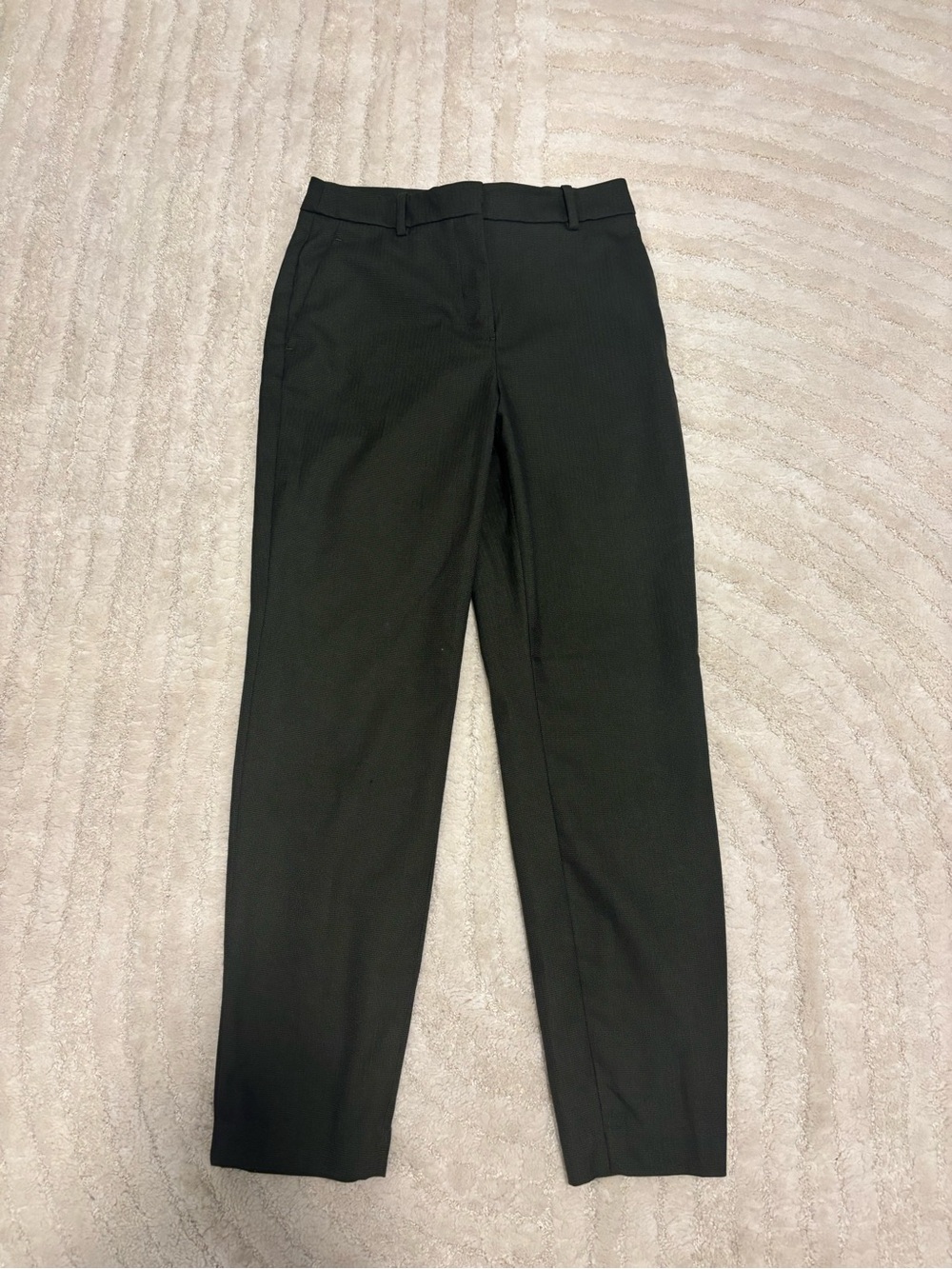 Womens army green  Dress Pants - Tailored Straight Fit